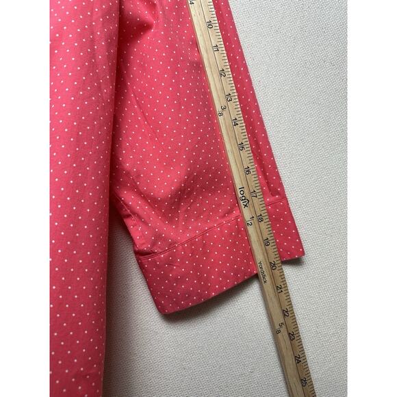 Lane Bryant Sz 28 Top Blouse Stretch V-Neck Button Up 3/4 Sleeve Career Classic - Picture 13 of 15